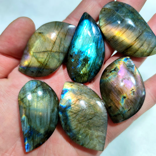 Nice flash labradorite freeform pendants Tik Tok