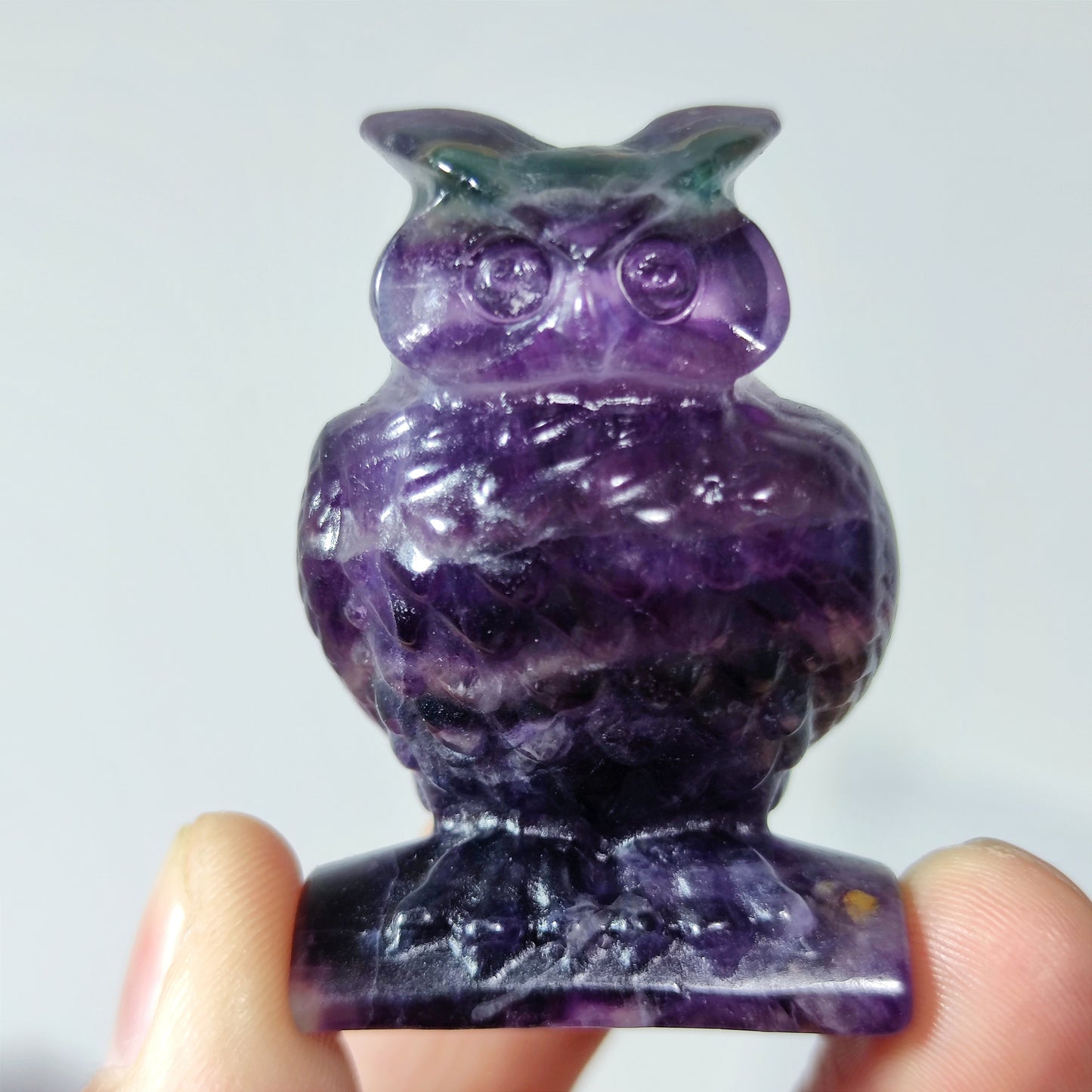 Fluorite owls